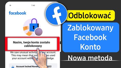 Zablokowane konto .